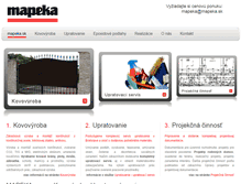 Tablet Screenshot of mapeka.sk